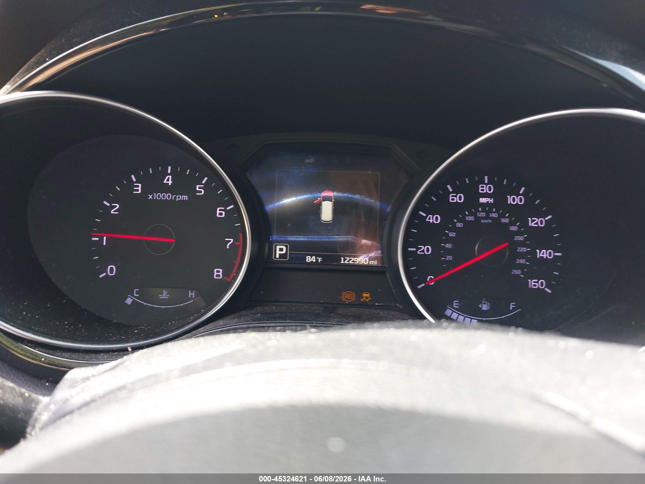 2015 Kia Sedona Ex White vin: KNDMC5C15F6048853
