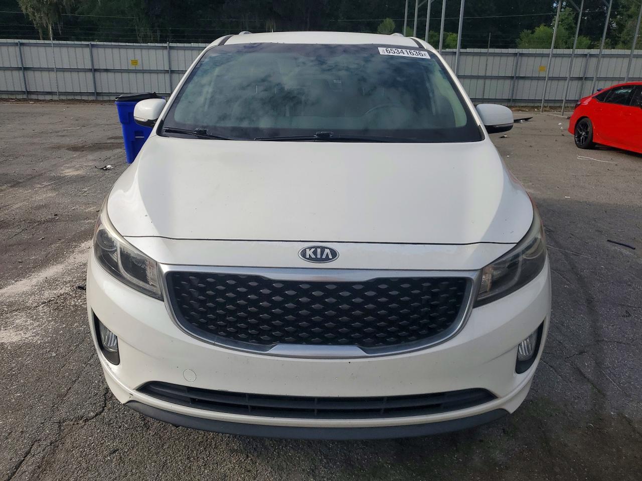 2015 Kia Sedona Ex Белый vin: KNDMC5C16F6024416