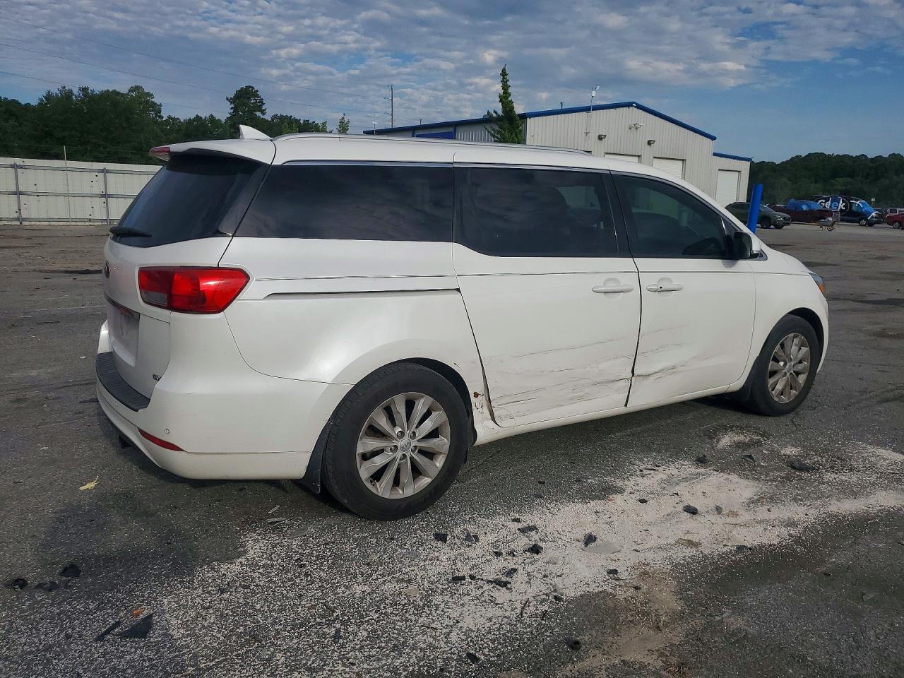 2015 Kia Sedona Ex Белый vin: KNDMC5C16F6024416