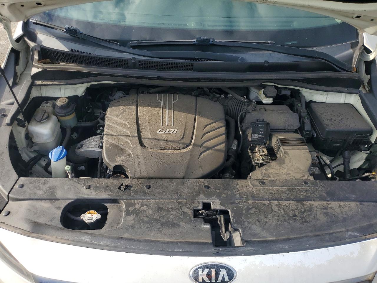 2015 Kia Sedona Ex Белый vin: KNDMC5C16F6024416