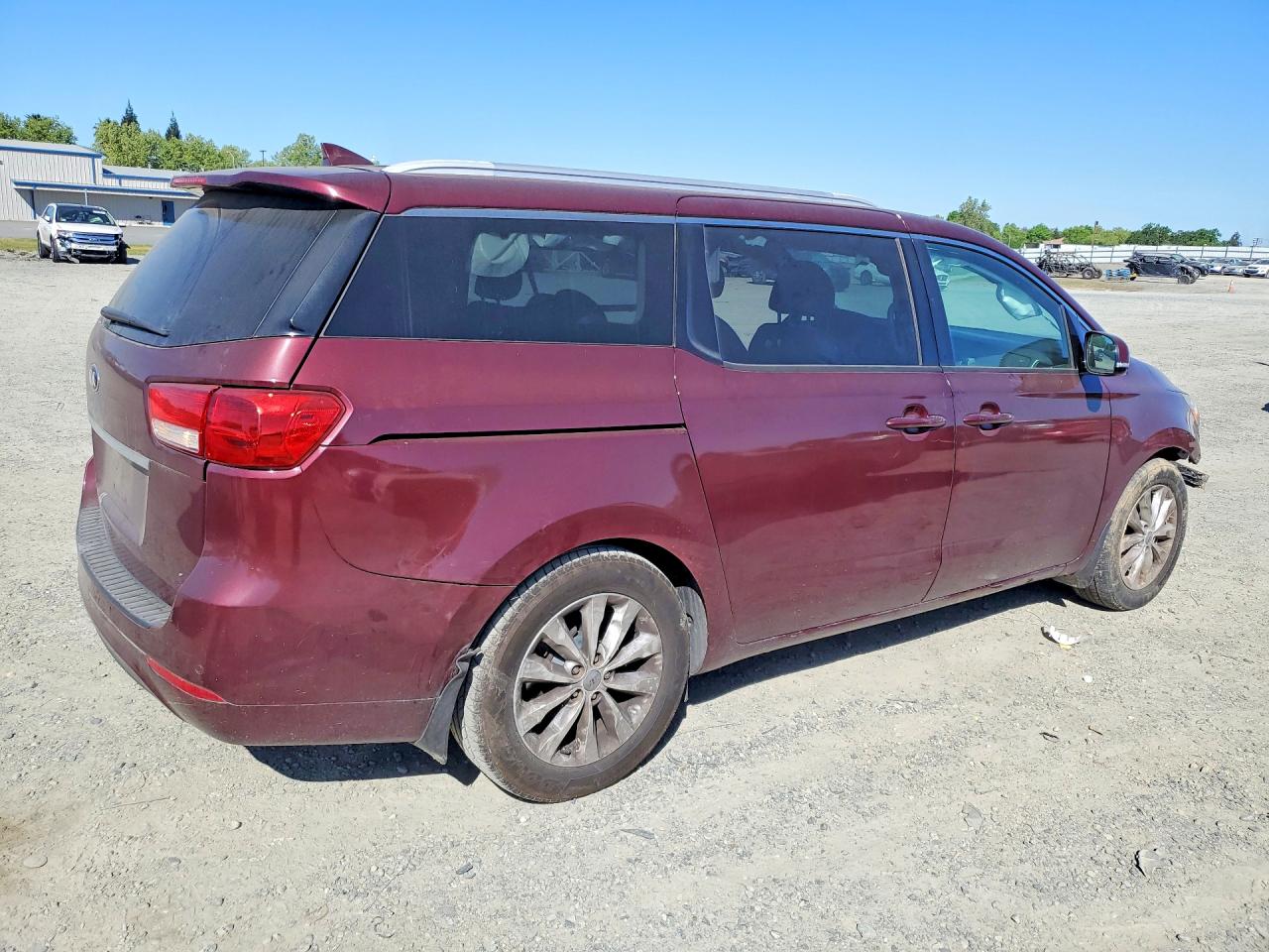 2015 Kia Sedona Ex Burgundy vin: KNDMC5C16F6045864