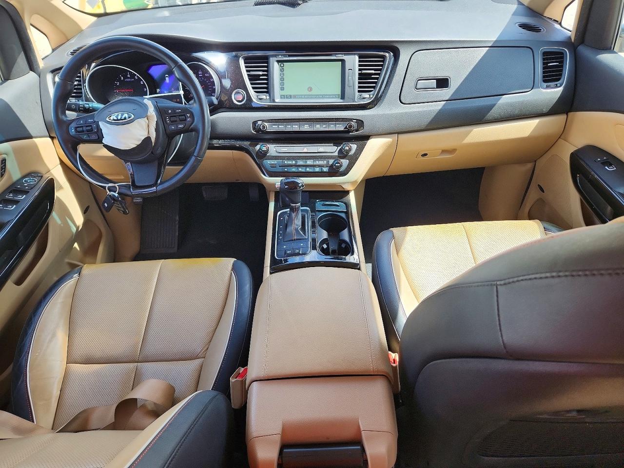 2015 Kia Sedona Sx Золотой vin: KNDMC5C16F6066682