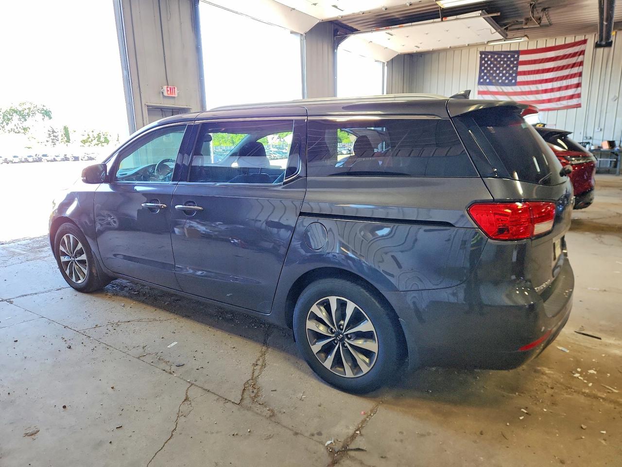 2015 Kia Sedona Sx Gray vin: KNDMC5C17F6029950