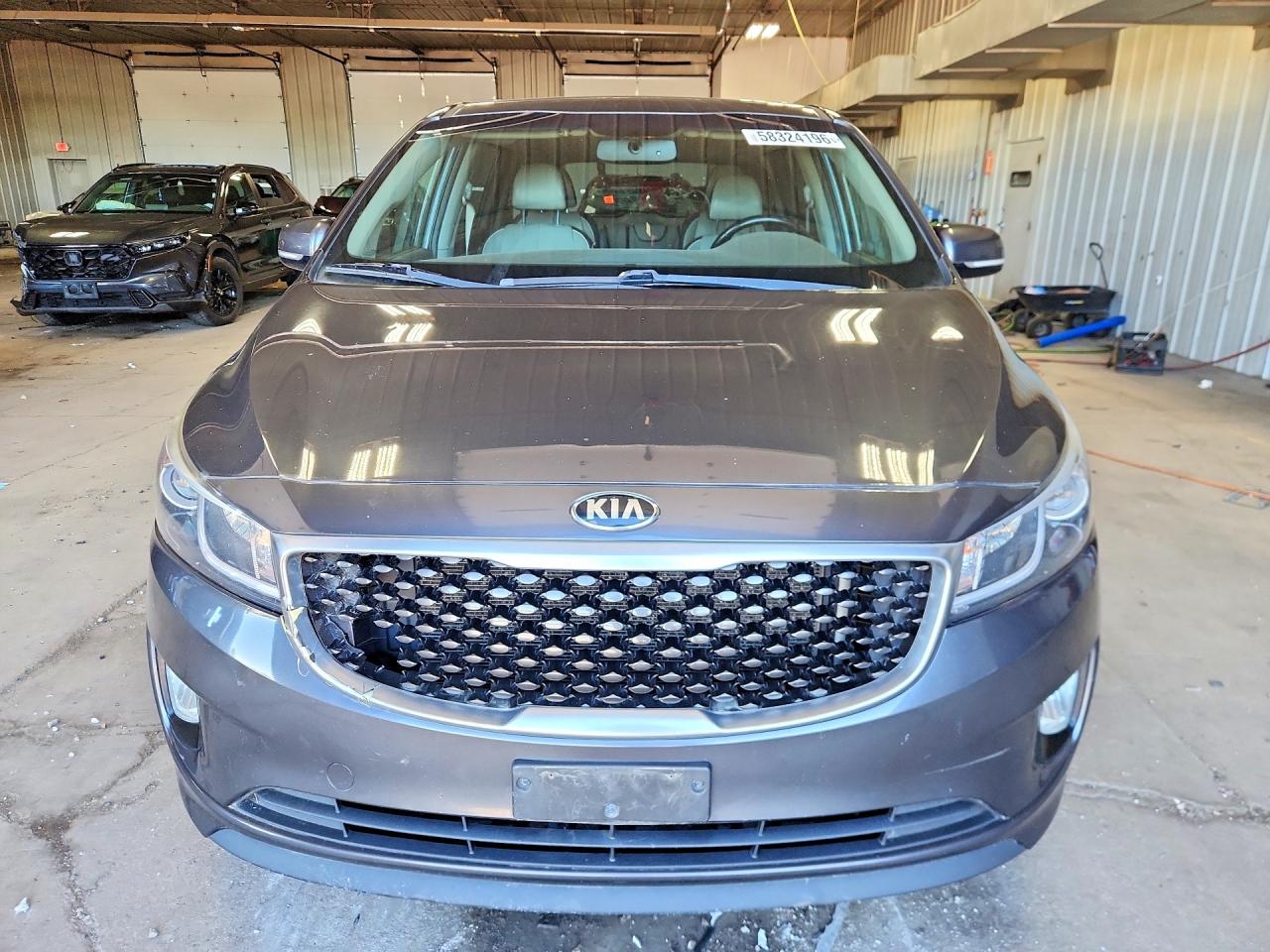 2015 Kia Sedona Sx Gray vin: KNDMC5C17F6029950