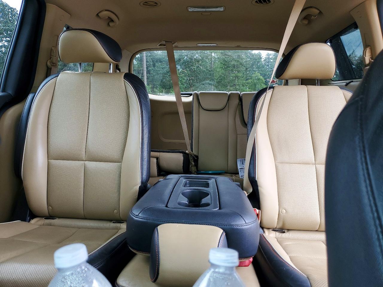 2015 Kia Sedona Sx White vin: KNDMC5C17F6046571