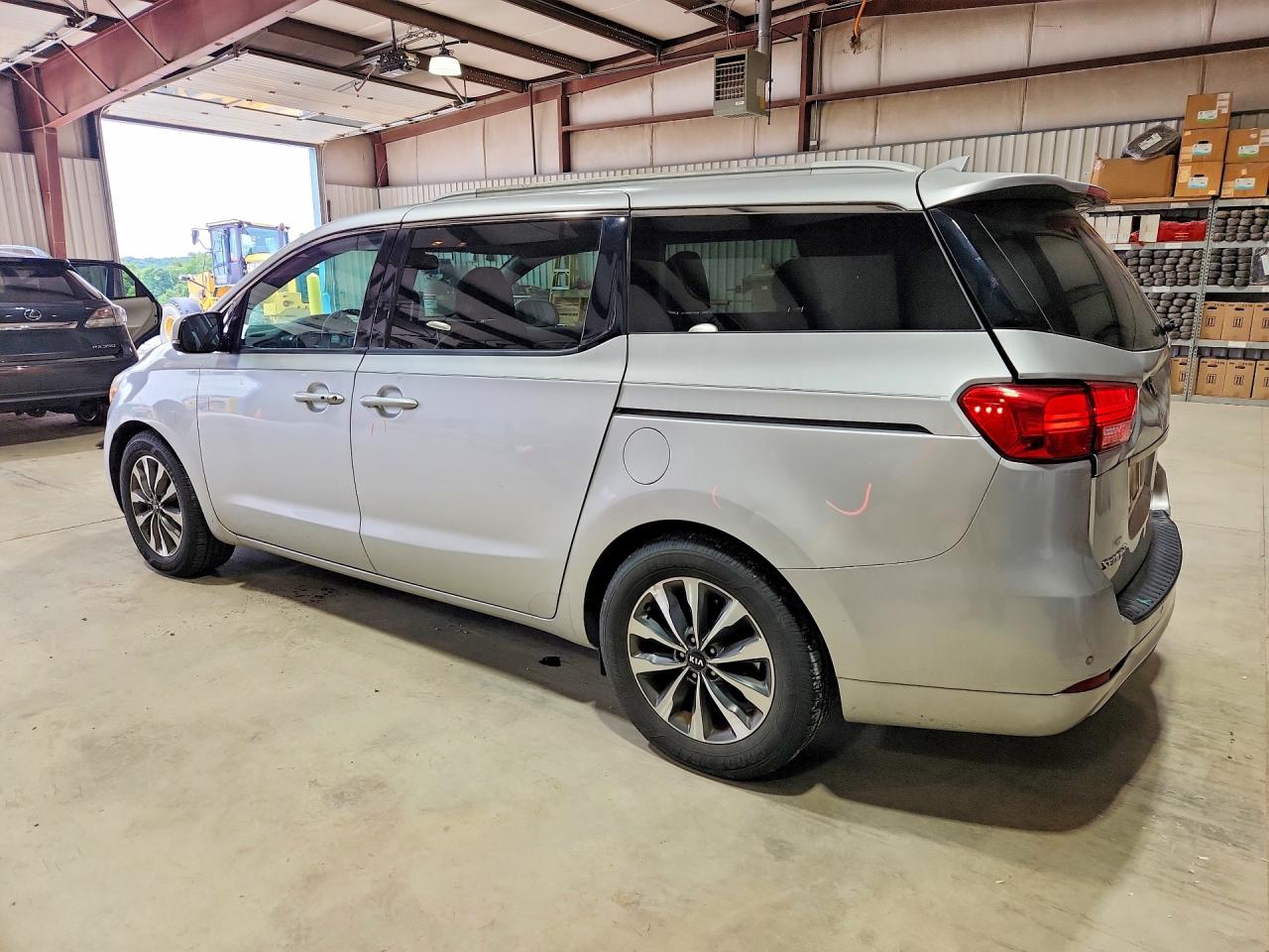 2015 Kia Sedona Sx Silver vin: KNDMC5C17F6066495