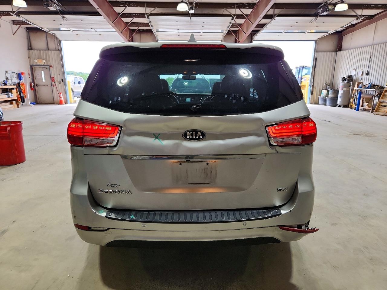 2015 Kia Sedona Sx Silver vin: KNDMC5C17F6066495