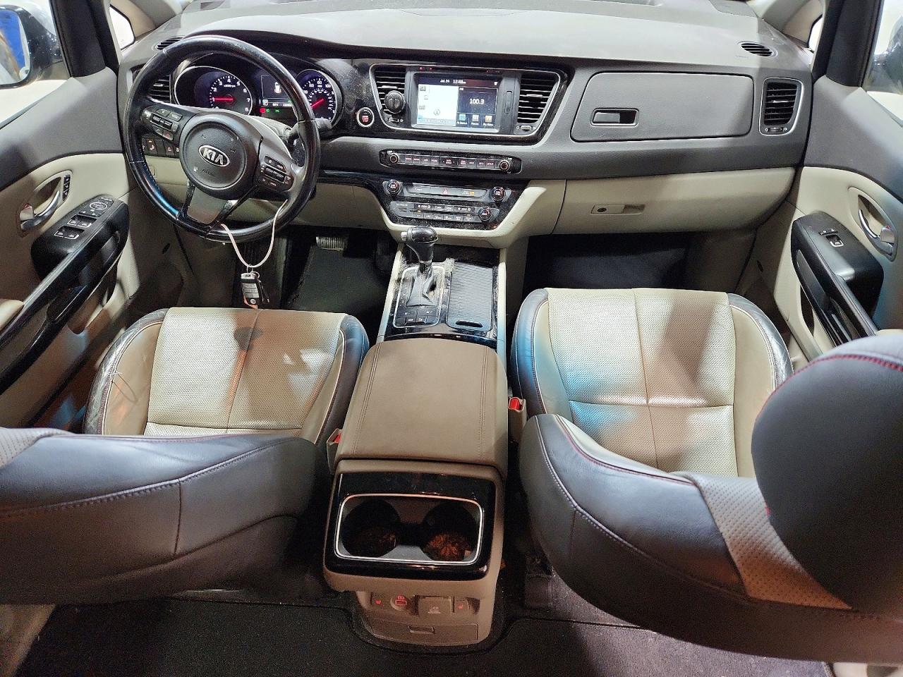 2015 Kia Sedona Sx Silver vin: KNDMC5C17F6066495