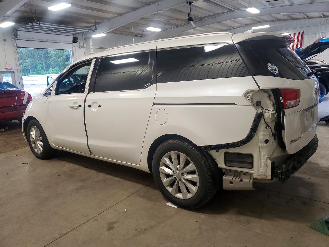2017 Kia Sedona Ex White vin: KNDMC5C17H6256994