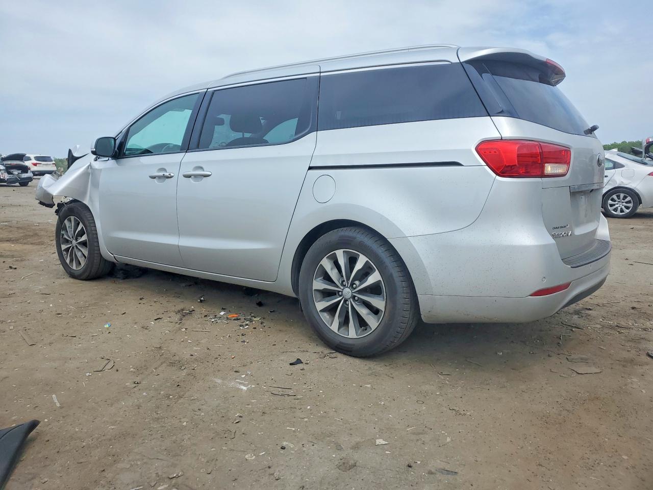 2018 Kia Sedona Sx Silver vin: KNDMC5C17J6352310