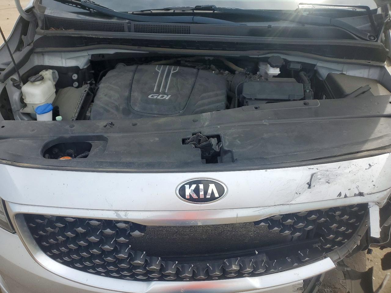 2018 Kia Sedona Sx Silver vin: KNDMC5C17J6352310