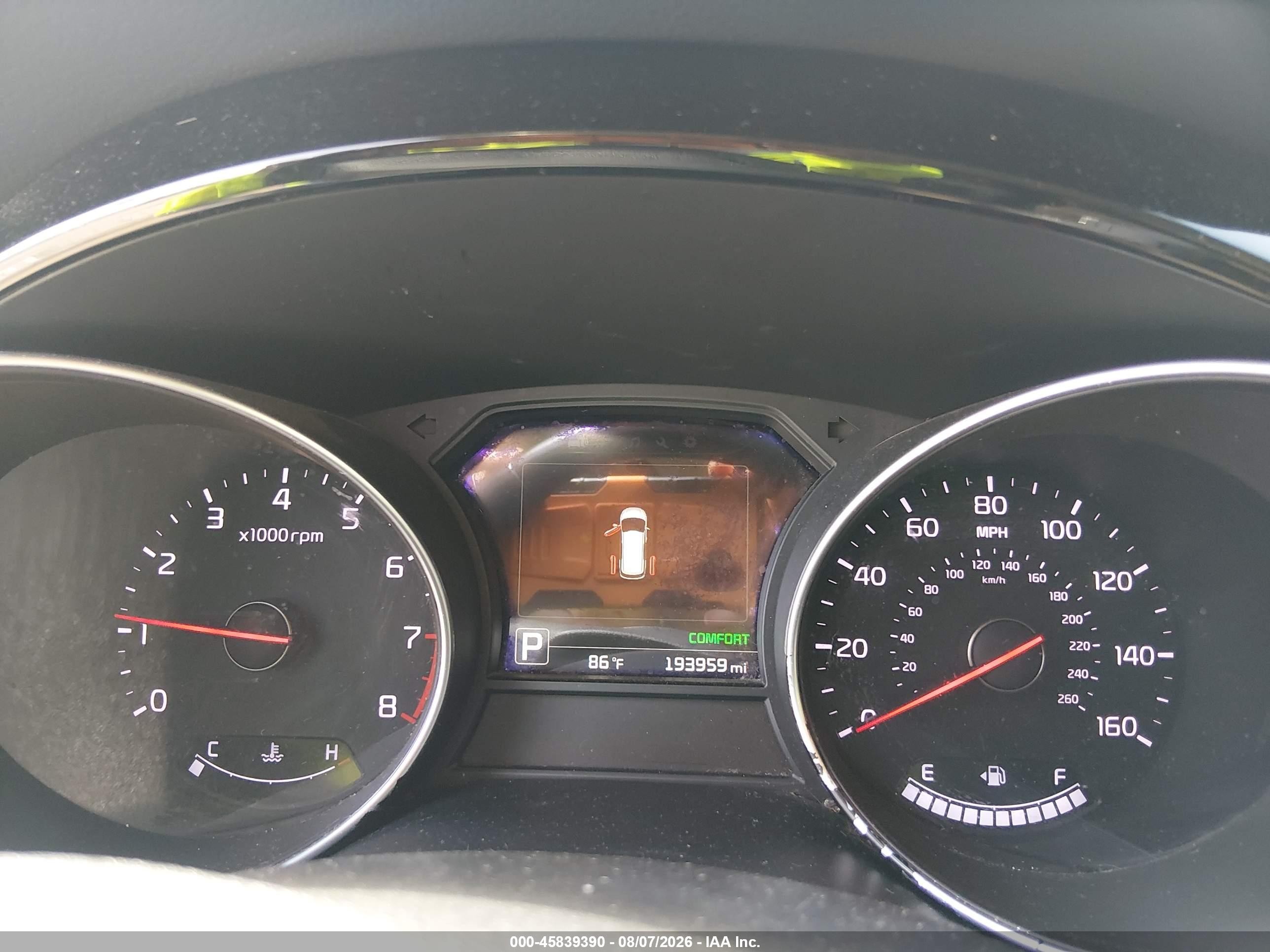 2015 Kia Sedona Sx White vin: KNDMC5C18F6032761