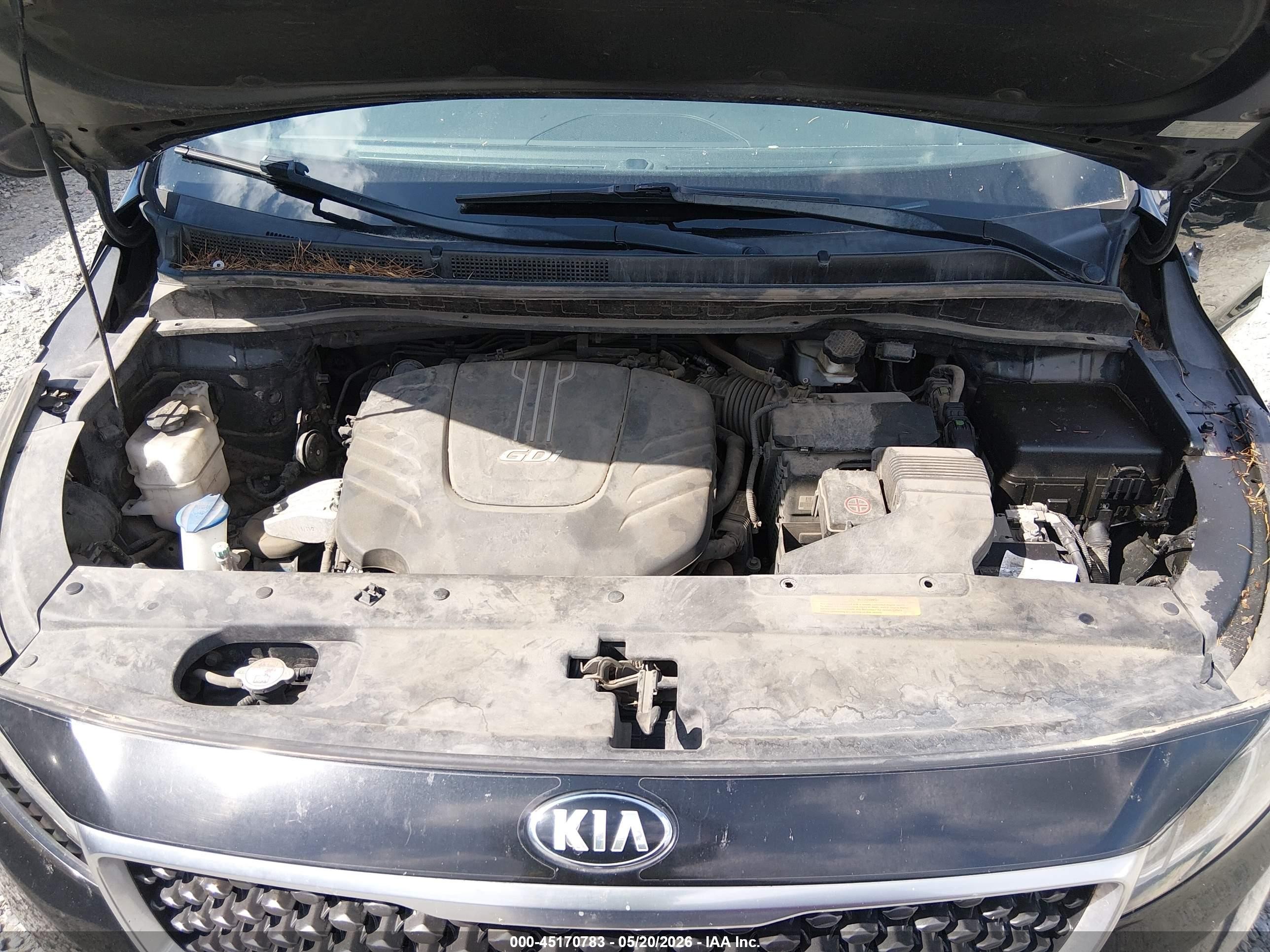 2015 Kia Sedona Sx Black vin: KNDMC5C18F6045946