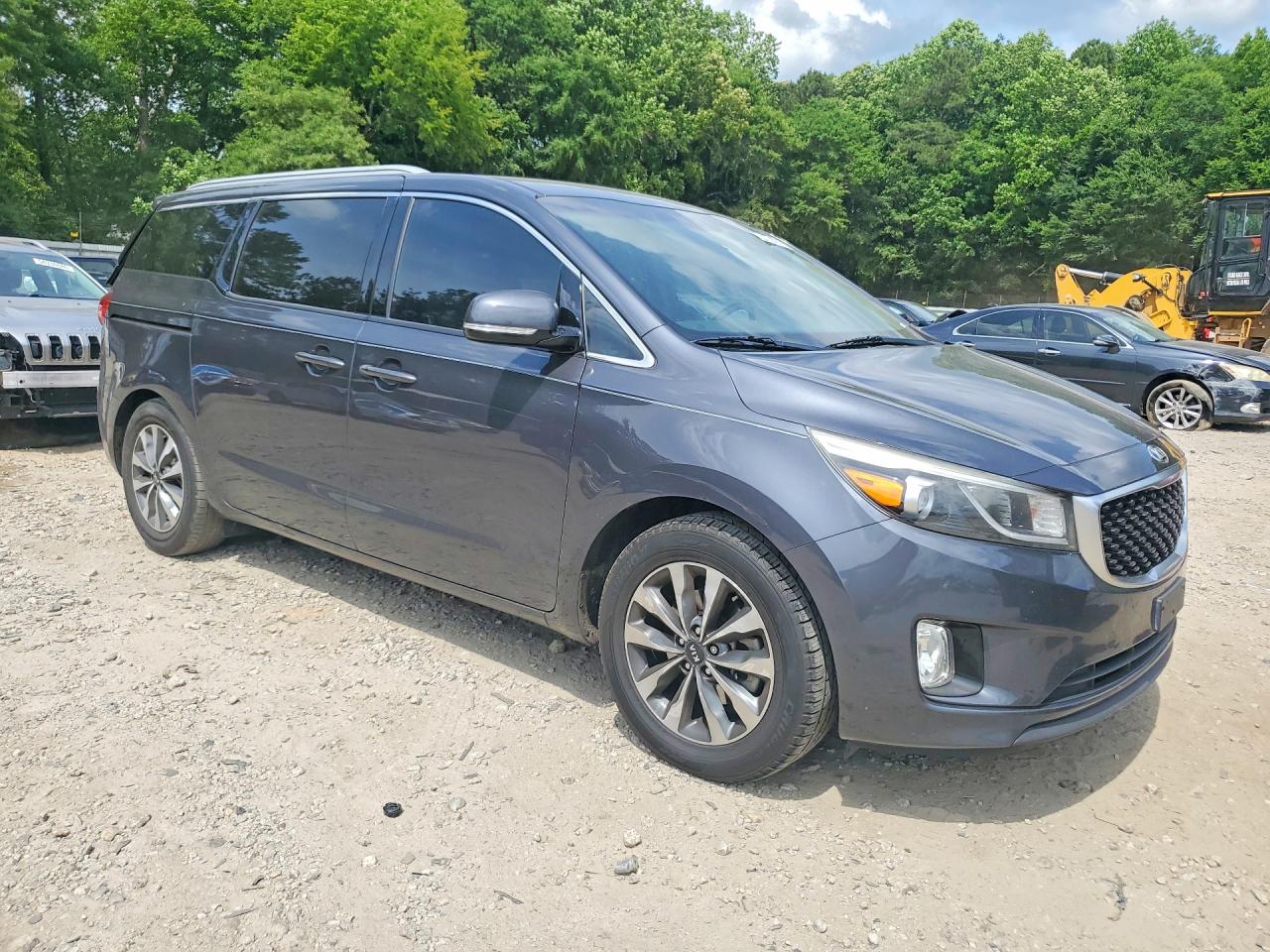 2015 Kia Sedona Sx Charcoal vin: KNDMC5C18F6063881