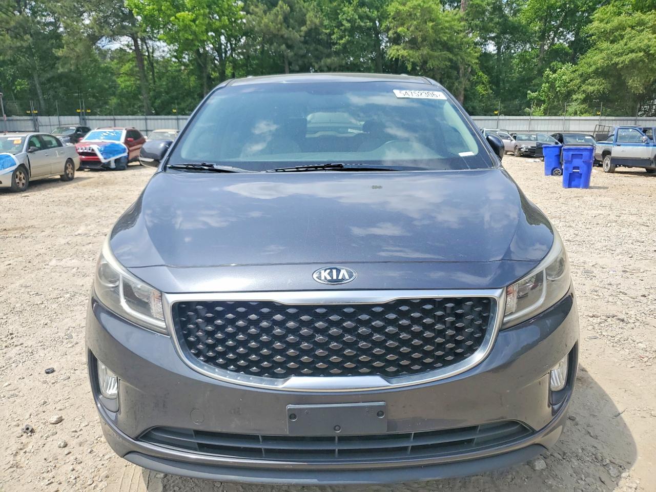 2015 Kia Sedona Sx Charcoal vin: KNDMC5C18F6063881