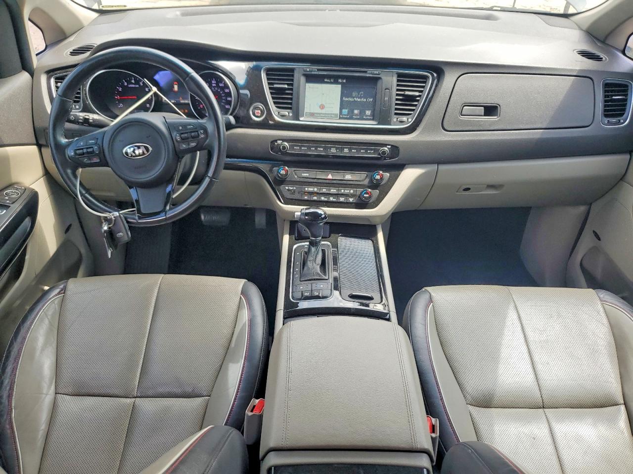 2015 Kia Sedona Sx Charcoal vin: KNDMC5C18F6063881