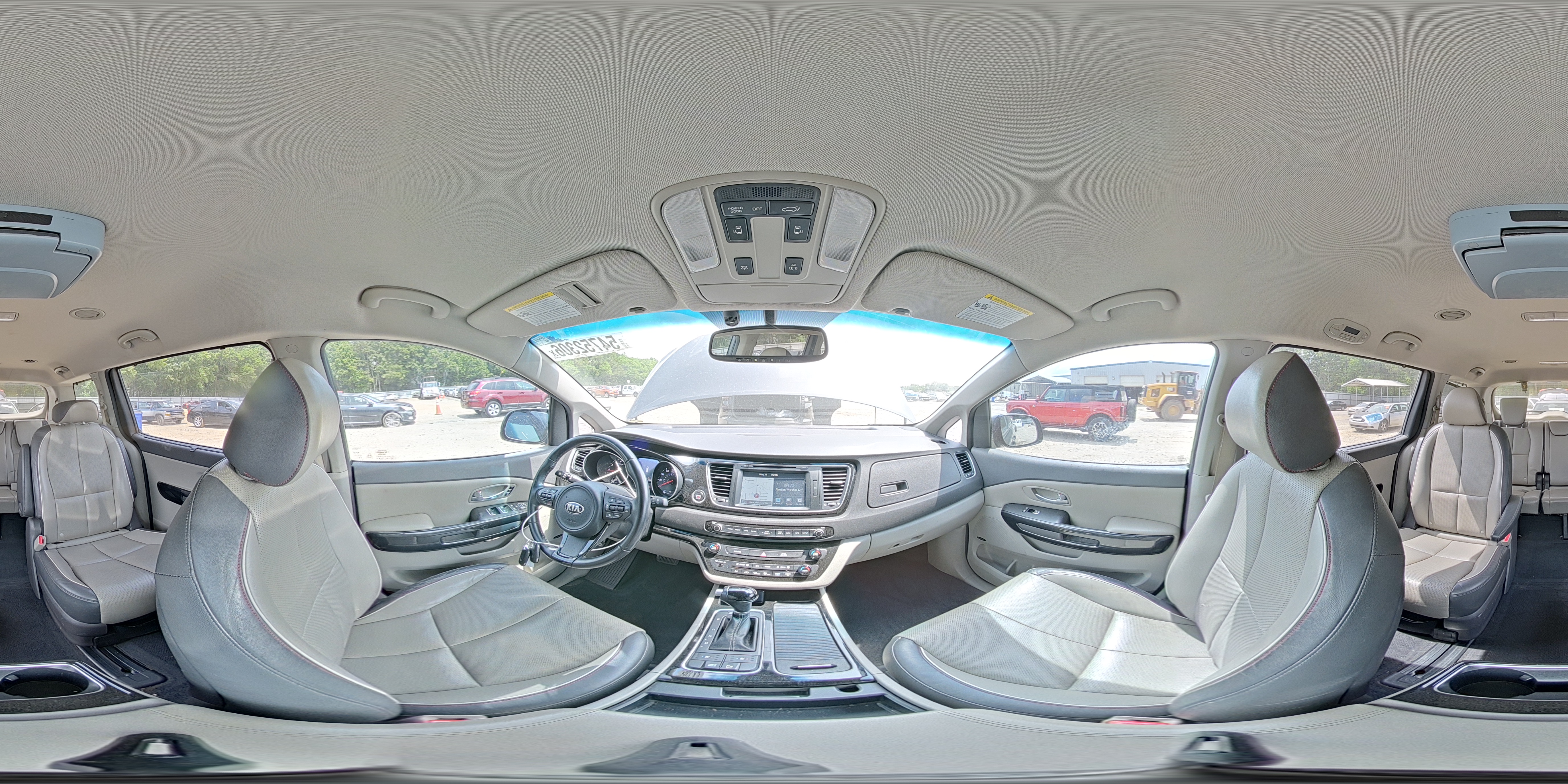 2015 Kia Sedona Sx Charcoal vin: KNDMC5C18F6063881