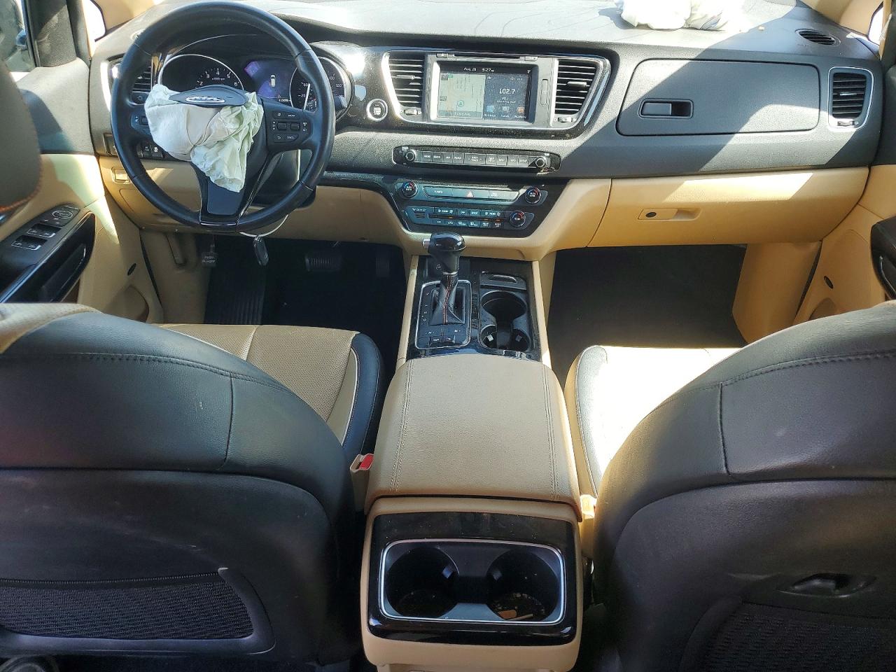 2015 Kia Sedona Sx Black vin: KNDMC5C18F6079076