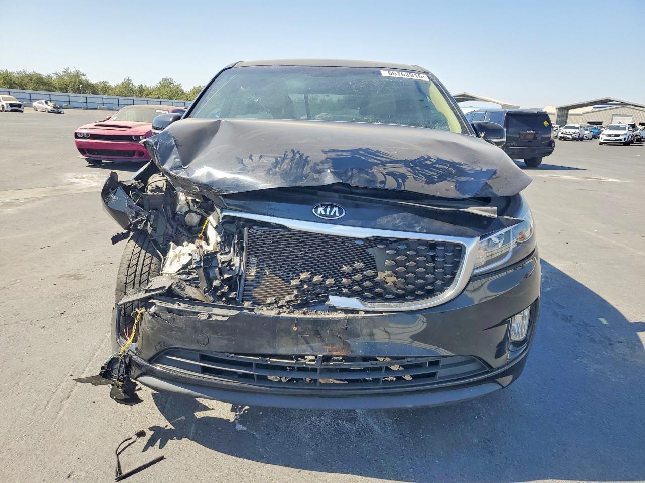 2015 Kia Sedona Sx Black vin: KNDMC5C18F6079076