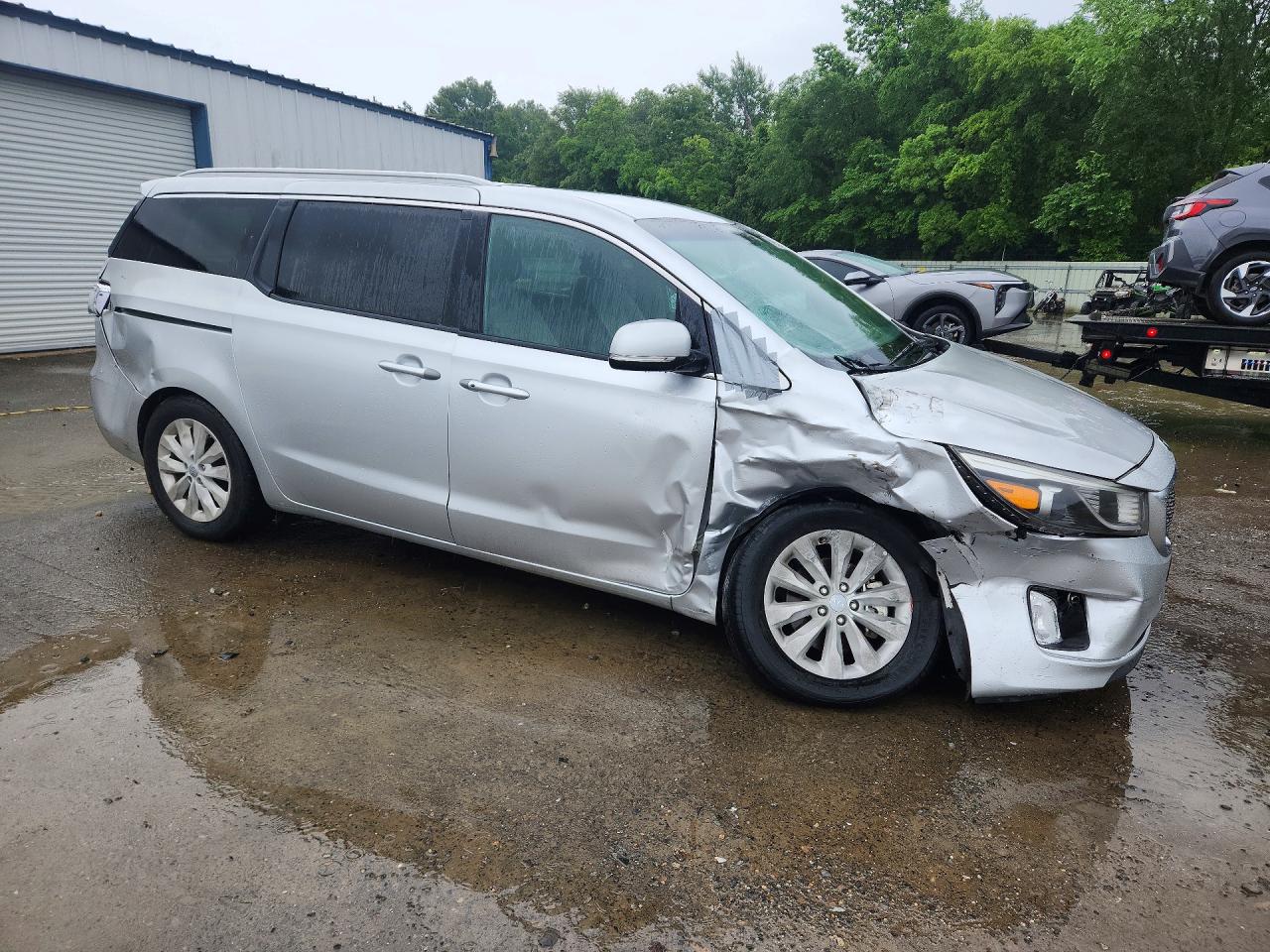 2015 Kia Sedona Ex Silver vin: KNDMC5C19F6056826