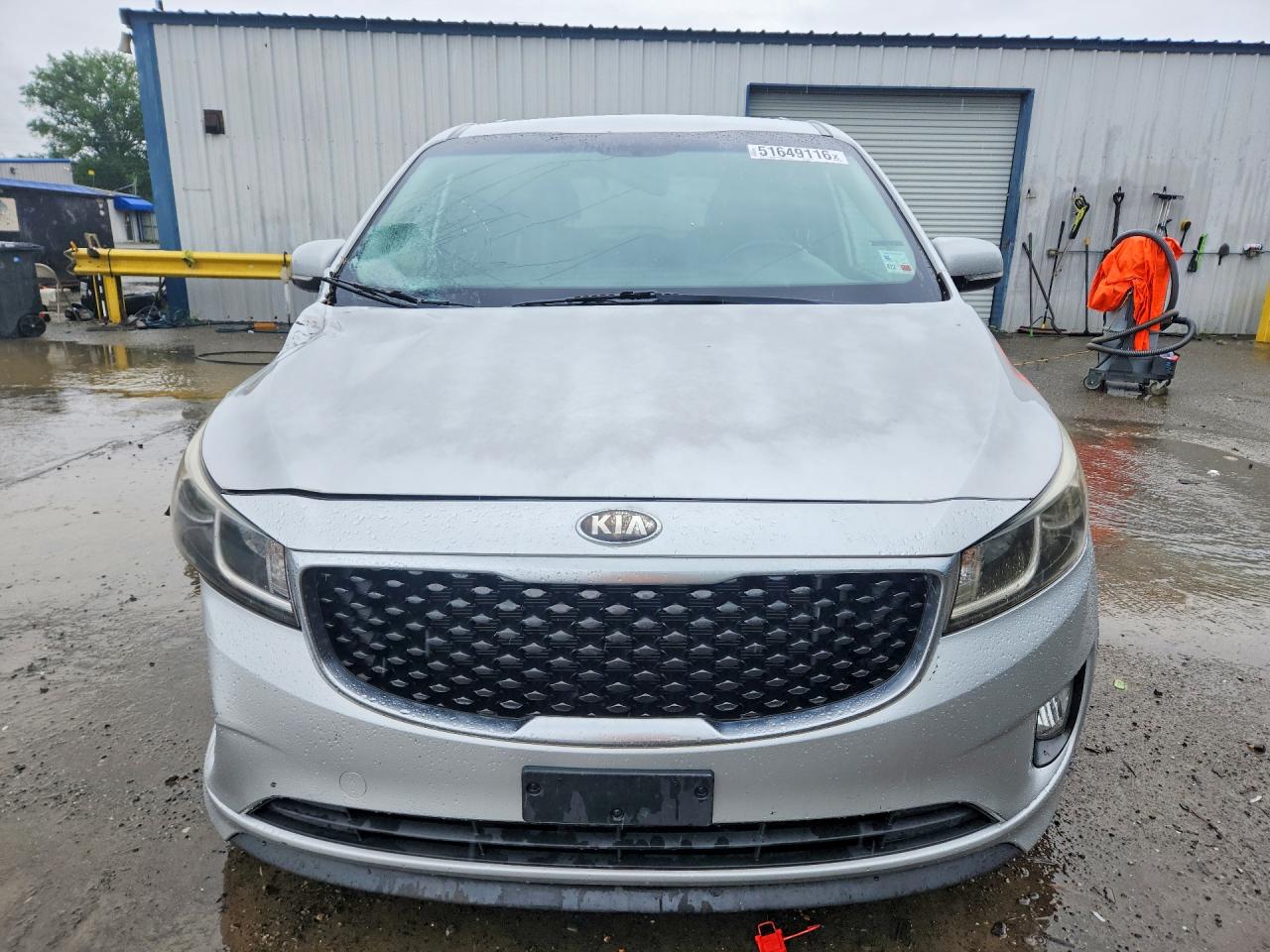2015 Kia Sedona Ex Silver vin: KNDMC5C19F6056826