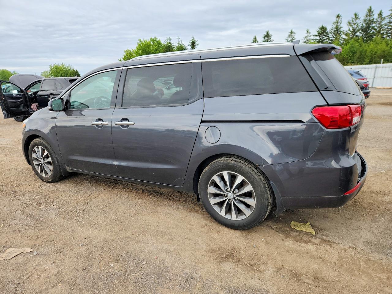 2016 Kia Sedona Ex Gray vin: KNDMC5C19G6230296