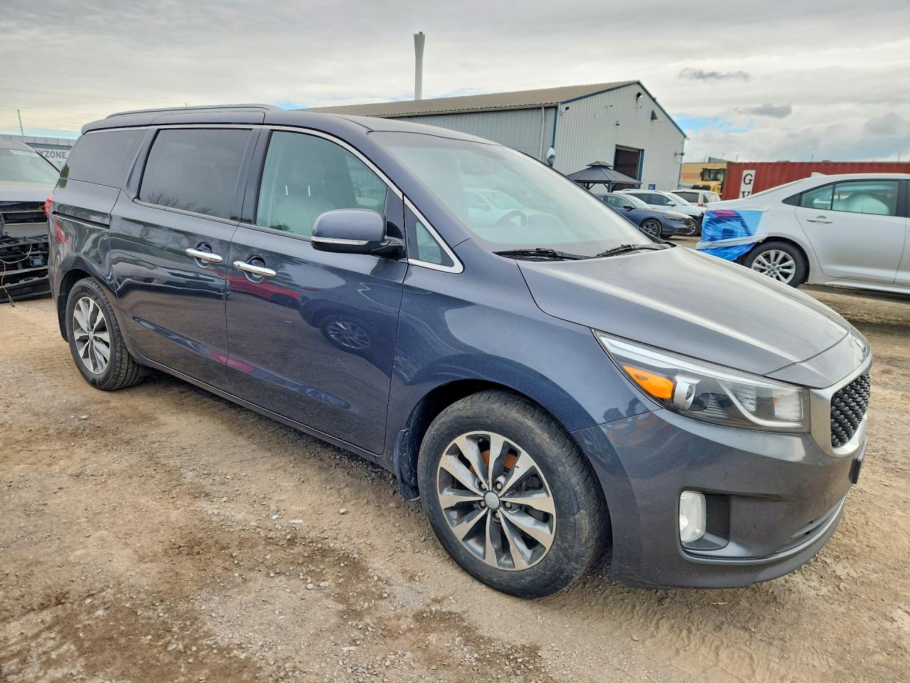 2016 Kia Sedona Ex Gray vin: KNDMC5C19G6230296