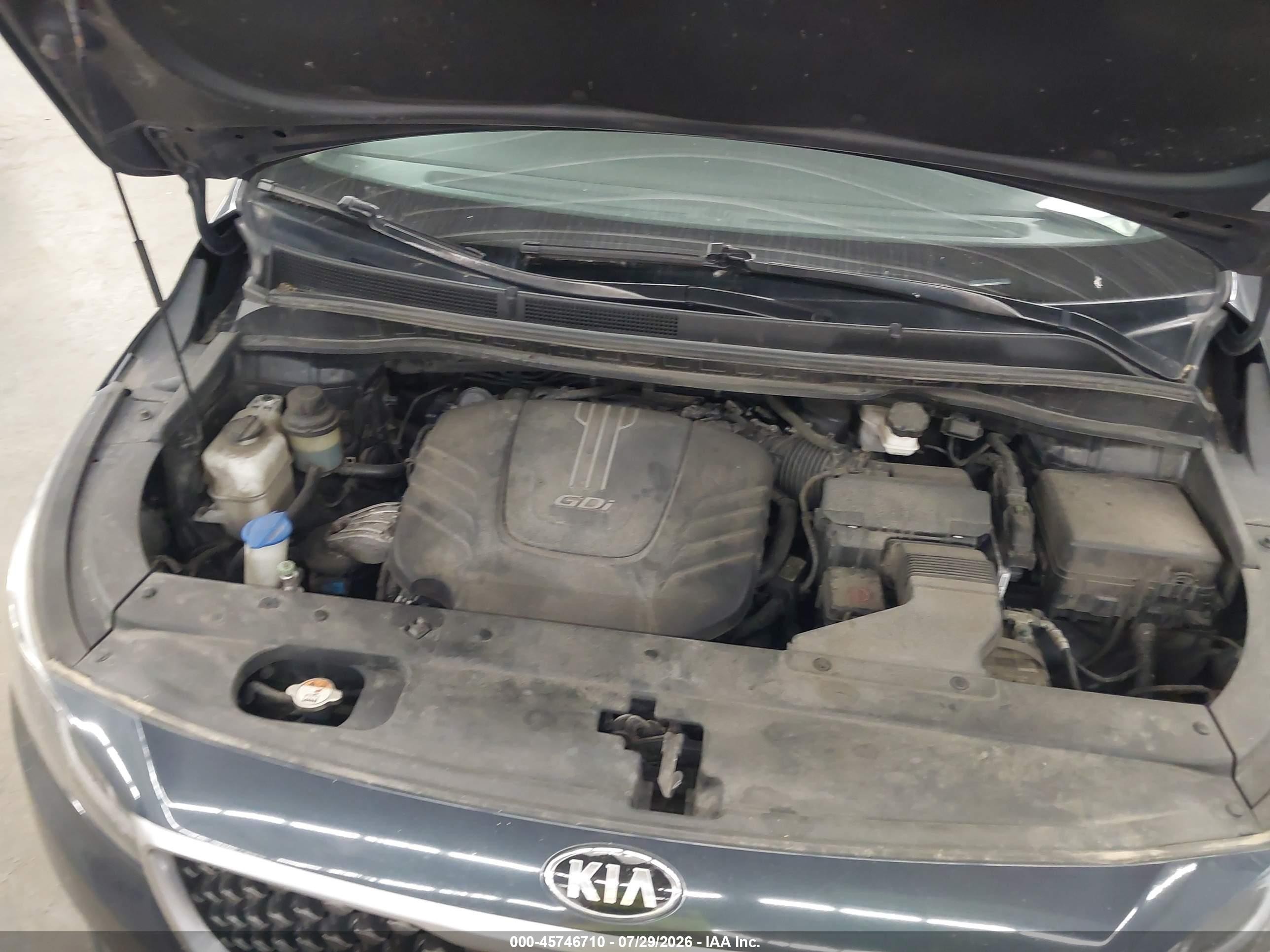 2015 Kia Sedona Ex Синий vin: KNDMC5C1XF6023673