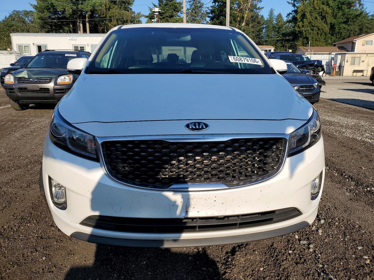 2015 Kia Sedona Ex White vin: KNDMC5C1XF6033832