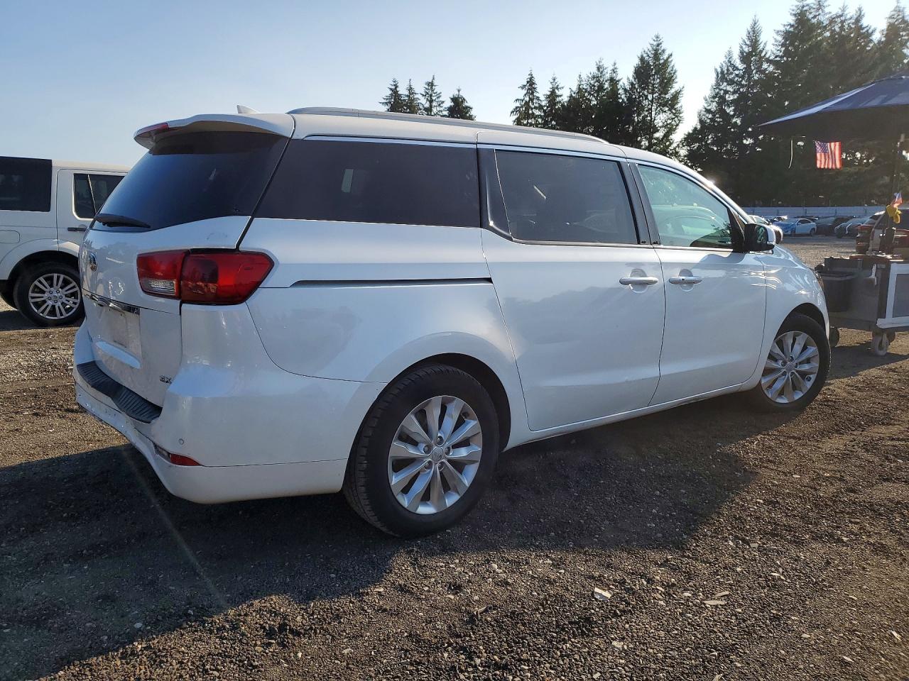 2015 Kia Sedona Ex White vin: KNDMC5C1XF6033832