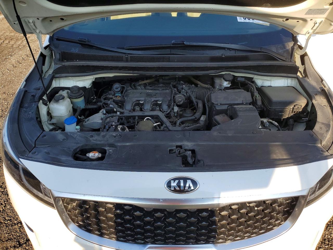 2015 Kia Sedona Ex White vin: KNDMC5C1XF6033832