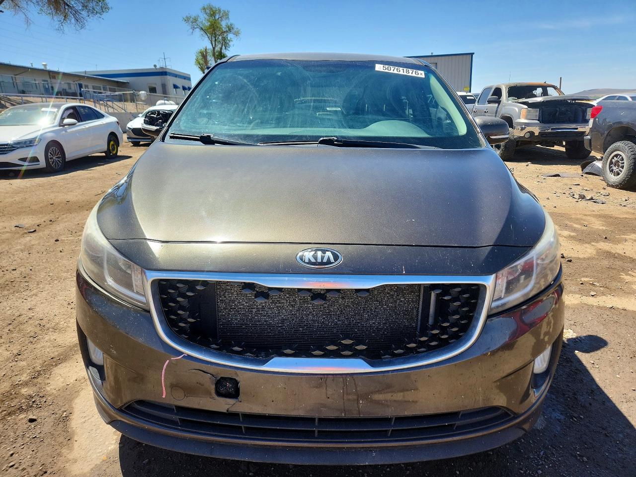 2015 Kia Sedona Sx Коричневый vin: KNDMC5C1XF6038903