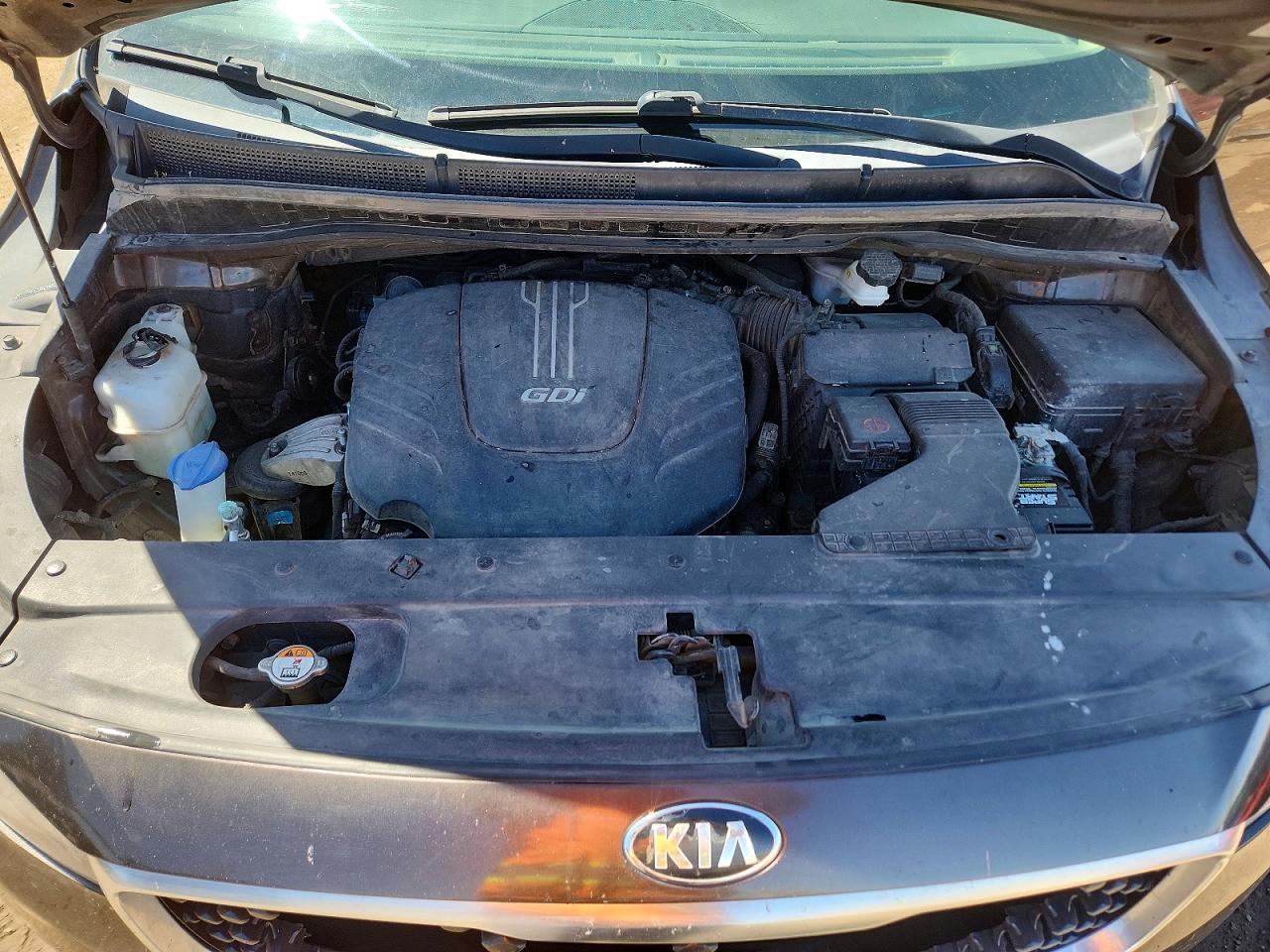 2015 Kia Sedona Sx Коричневый vin: KNDMC5C1XF6038903
