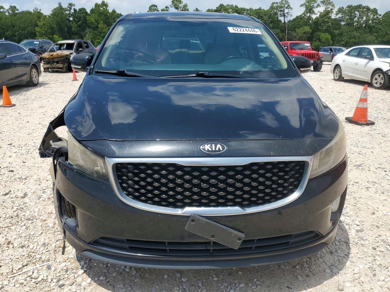 2015 Kia Sedona Ex Black vin: KNDMC5C1XF6043261