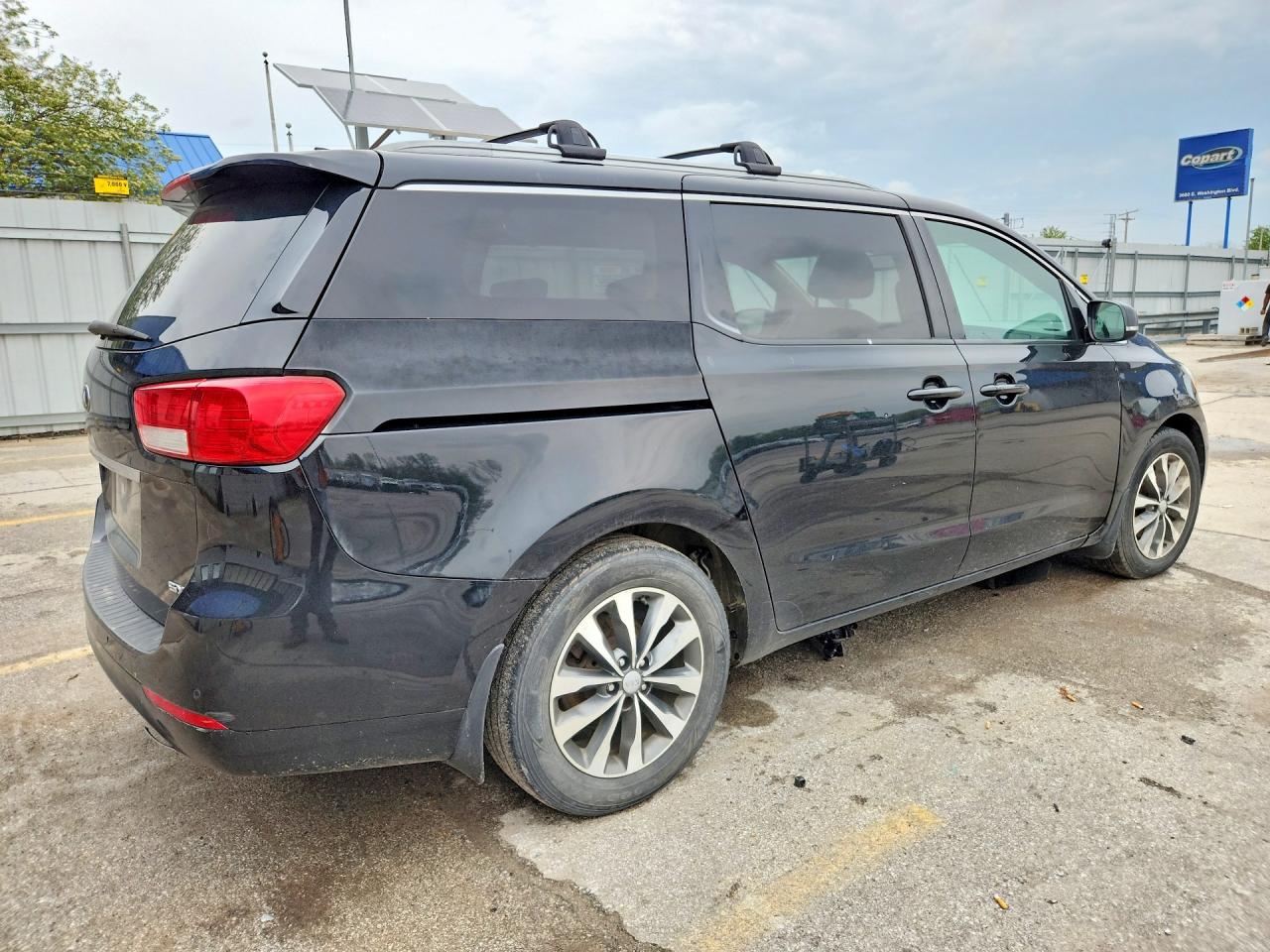 2016 Kia Sedona Sx Черный vin: KNDMC5C1XG6159058