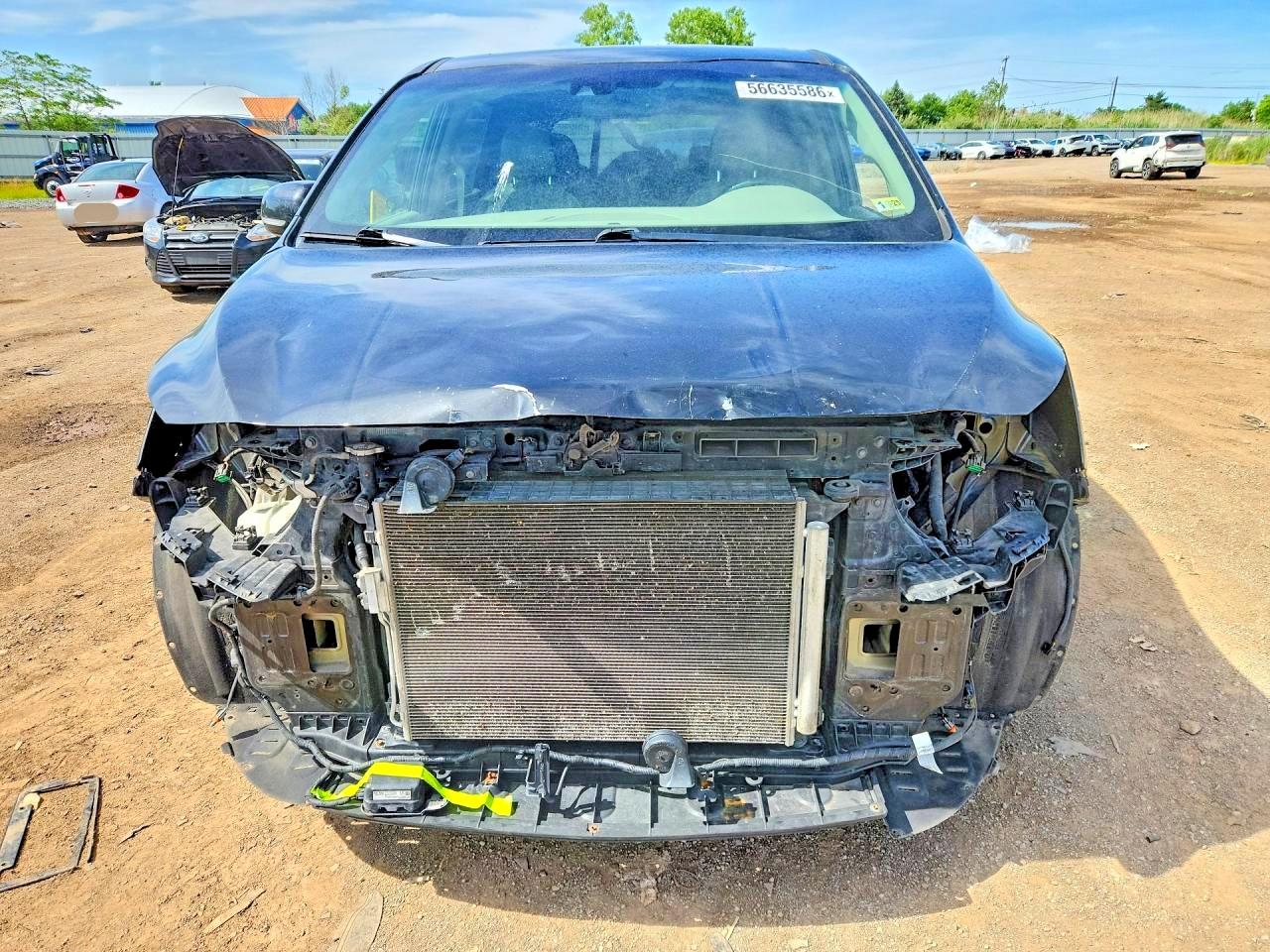 2016 Kia Sedona Sxl Black vin: KNDME5C11G6173974