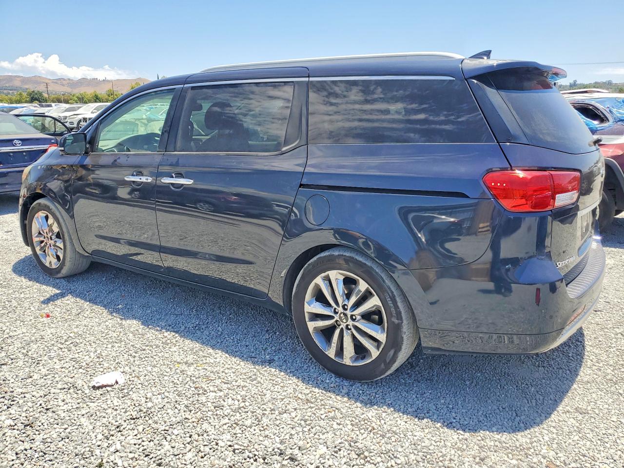 2015 Kia Sedona Sxl Blue vin: KNDME5C14F6045324