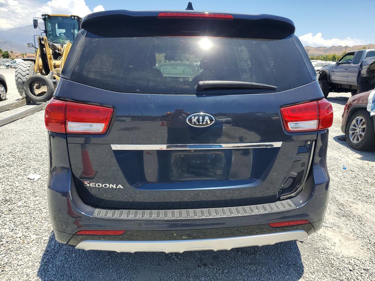 2015 Kia Sedona Sxl Blue vin: KNDME5C14F6045324