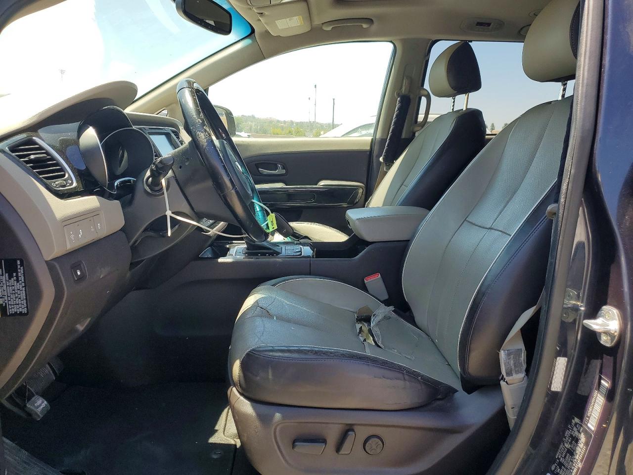 2015 Kia Sedona Sxl Blue vin: KNDME5C14F6045324