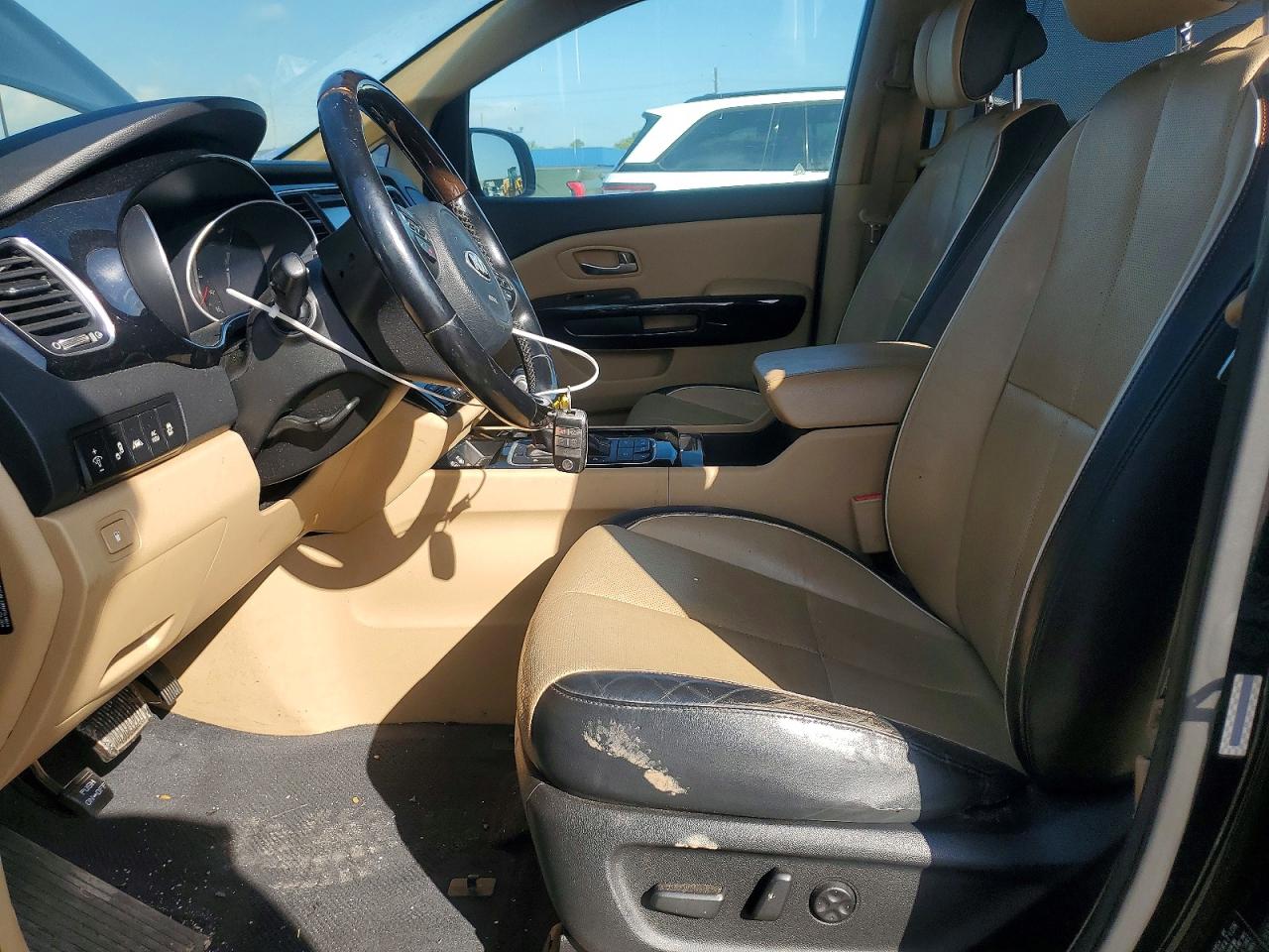 2015 Kia Sedona Sxl Black vin: KNDME5C15F6028595