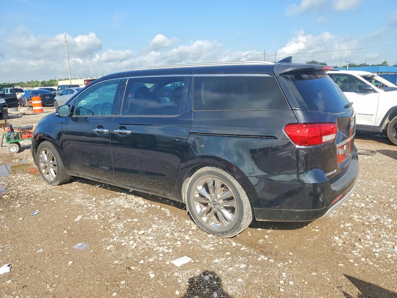 2015 Kia Sedona Sxl Black vin: KNDME5C15F6028595