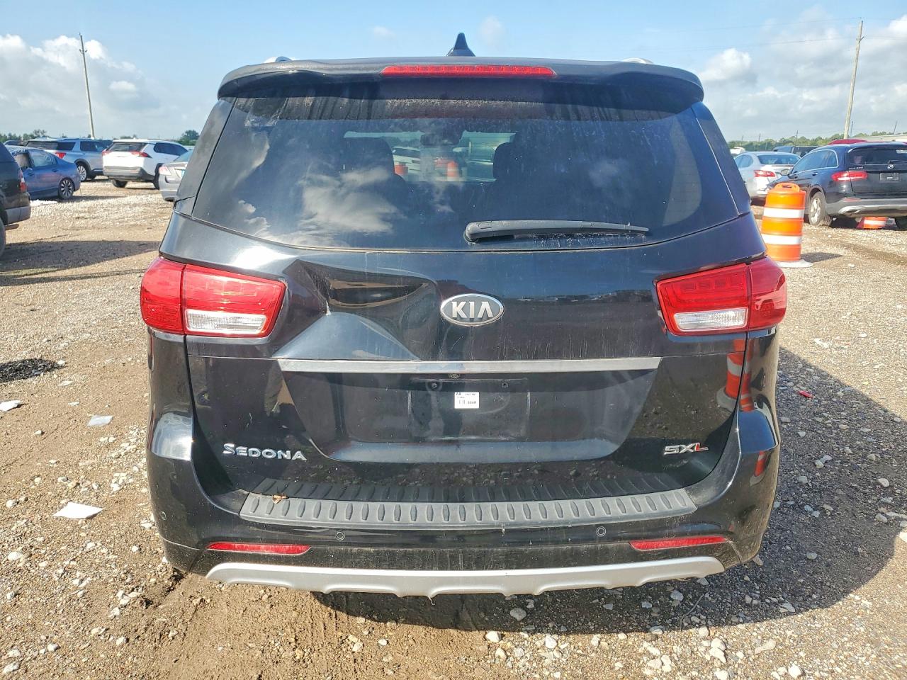 2015 Kia Sedona Sxl Black vin: KNDME5C15F6028595