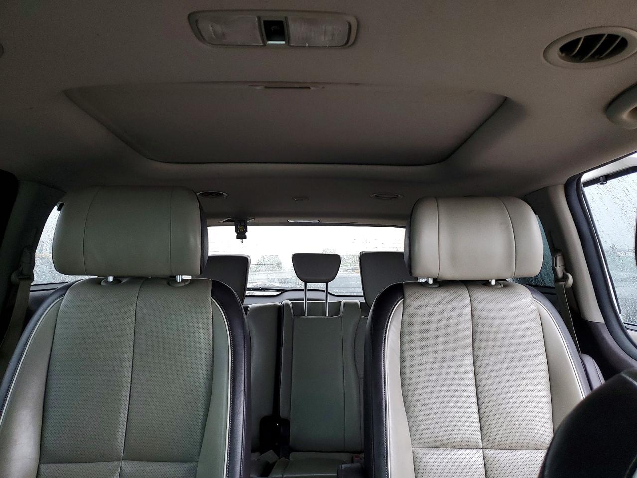 2015 Kia Sedona Sxl White vin: KNDME5C15F6033473