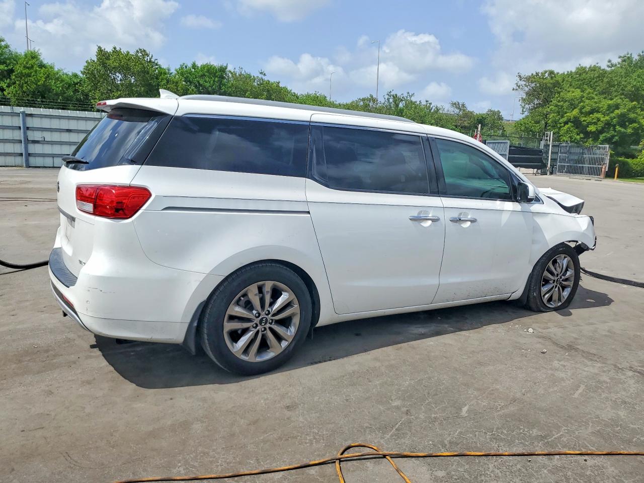 2015 Kia Sedona Sxl Белый vin: KNDME5C15F6038298