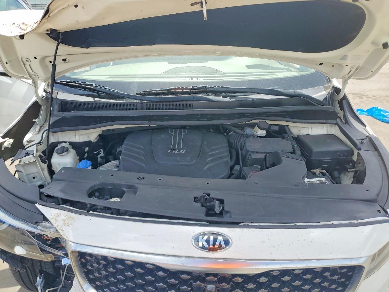 2015 Kia Sedona Sxl Белый vin: KNDME5C15F6038298