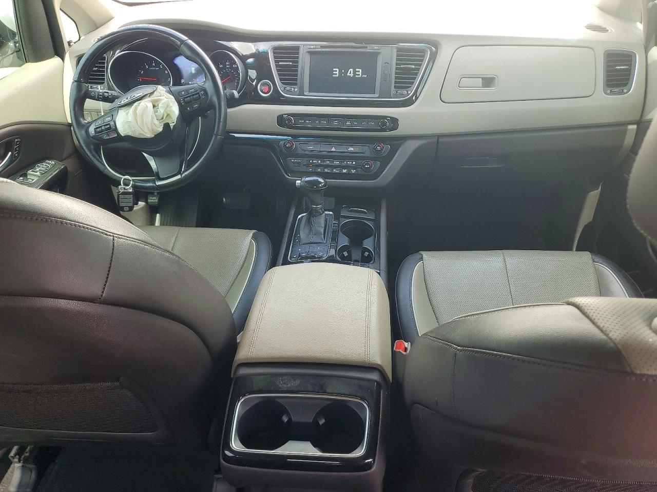 2015 Kia Sedona Sxl Белый vin: KNDME5C15F6038298