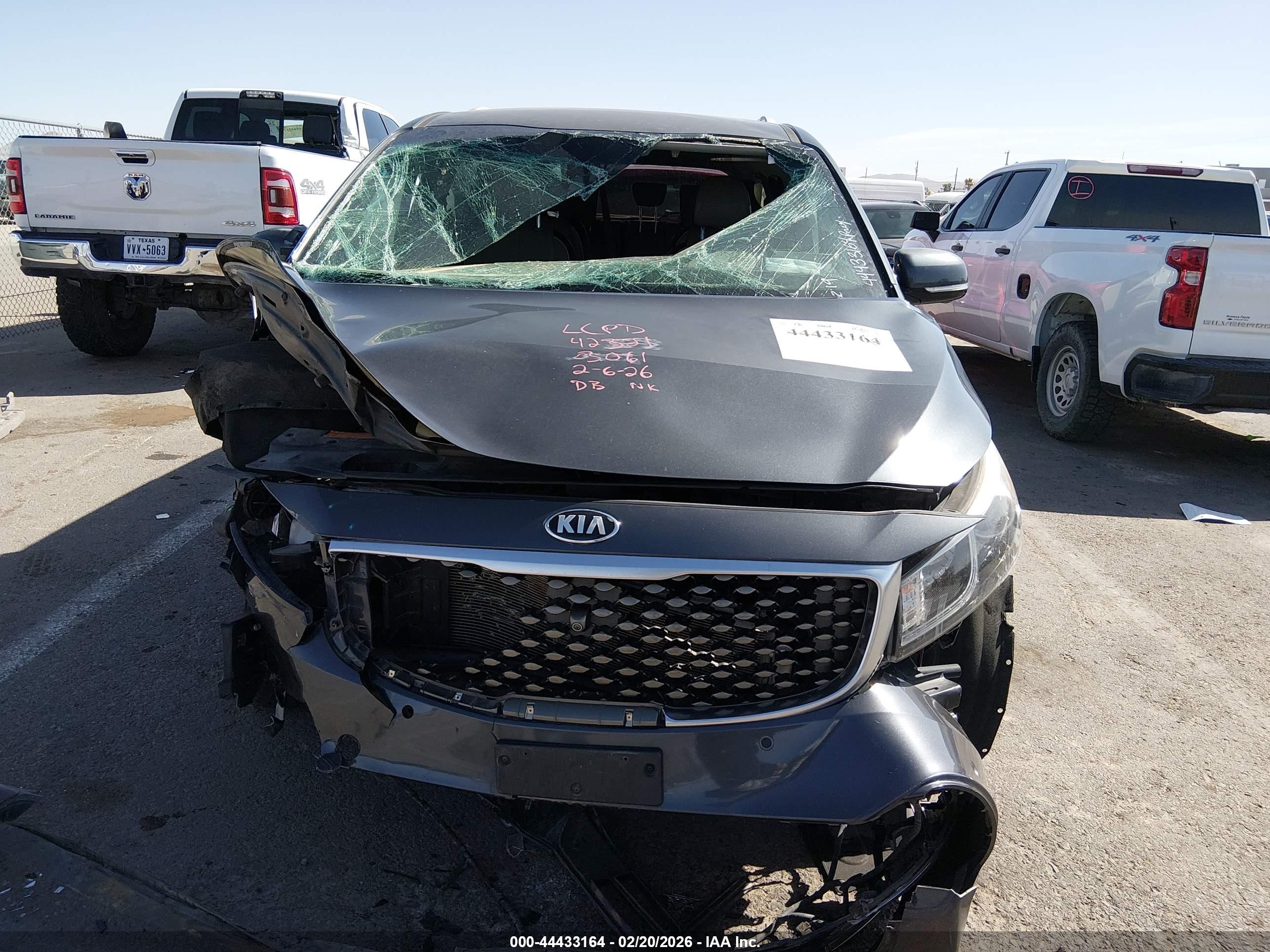 2017 Kia Sedona Sx Luxury Gray vin: KNDME5C15H6273061