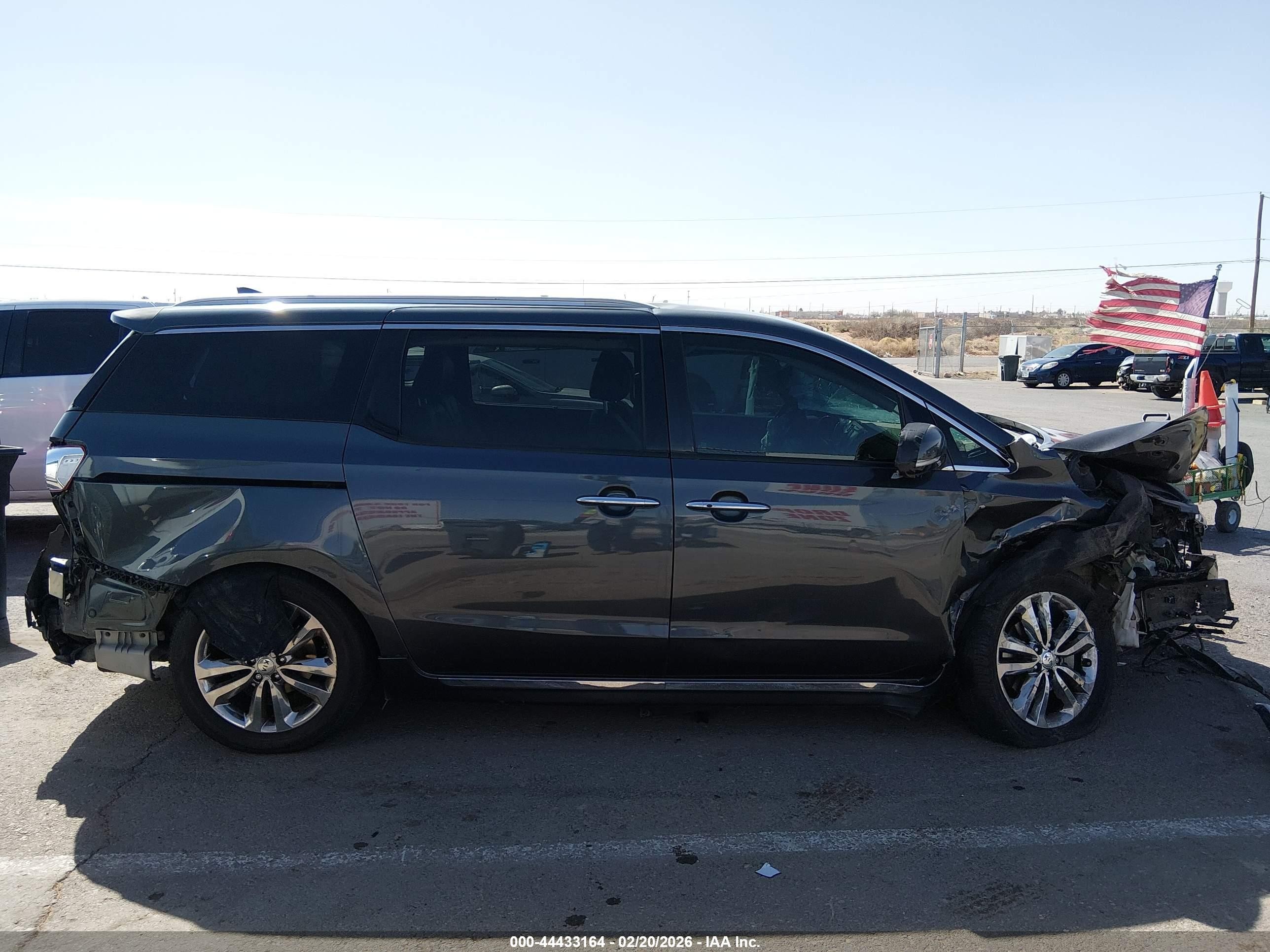 2017 Kia Sedona Sx Luxury Gray vin: KNDME5C15H6273061
