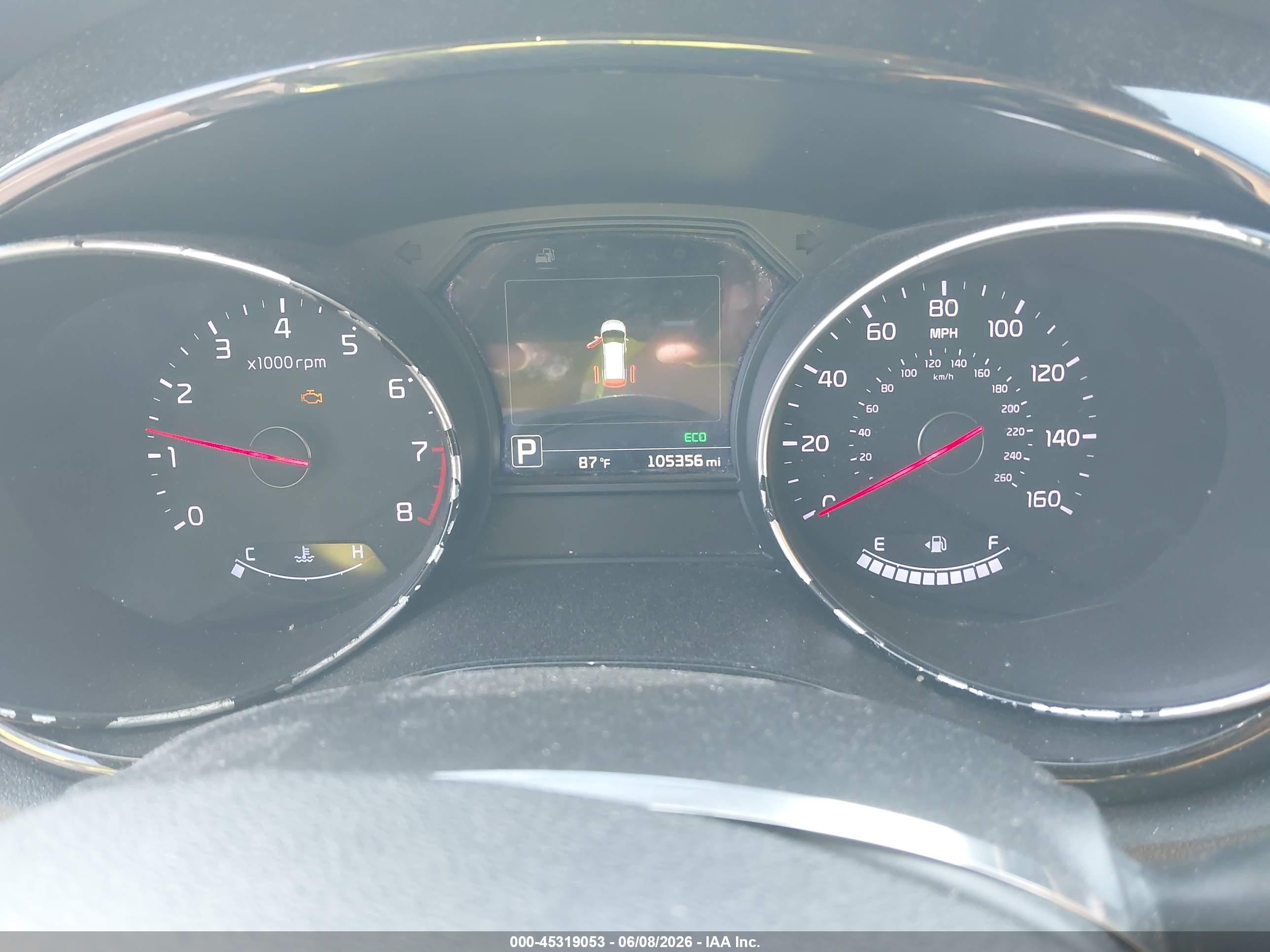 2015 Kia Sedona Sx Luxury White vin: KNDME5C16F6029187
