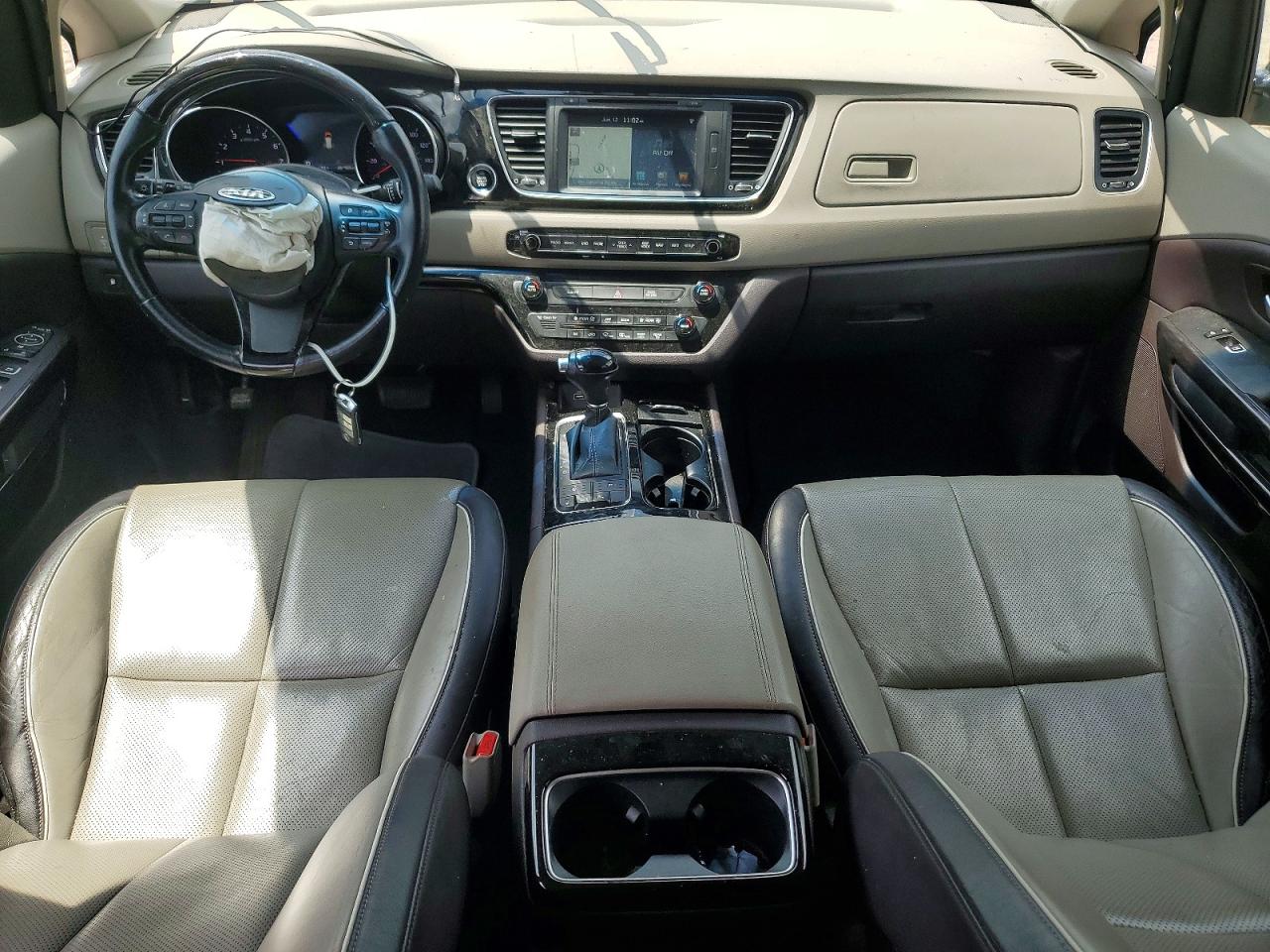 2015 Kia Sedona Sxl Charcoal vin: KNDME5C16F6029920